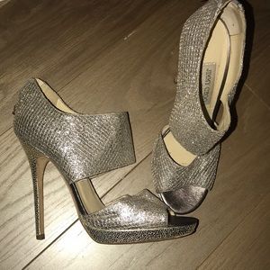 Jimmy Choo Glitter Sandals